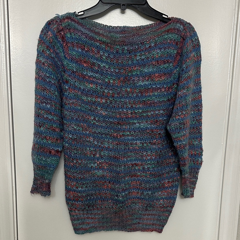 Multicolor Women's Crew Neck Sweater